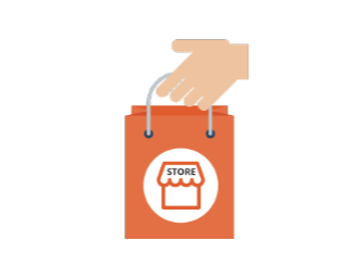 icon for food delivery pickup/dropoff